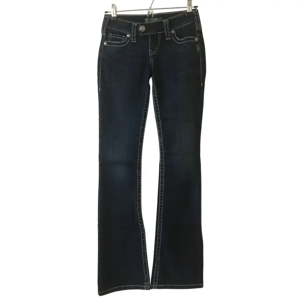 Silver jeans Company 25/33 Tuesday Boot Cut Jeans Embroidered Back Pockets